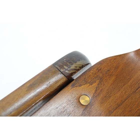 Image 1 of Set van 7 vintage beuken eetkamerstoelen, Duitsland 1970