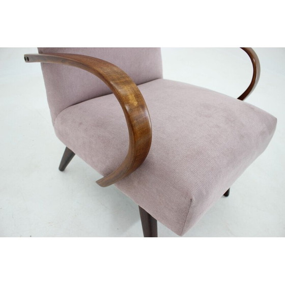 Image 1 of Vintage teakhouten fauteuil, Tsjecho-Slowakije 1960