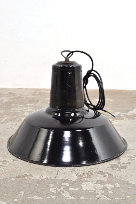 Image 1 of Vintage emaille lamp