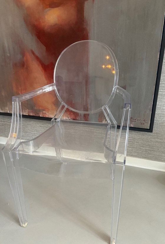 Image 1 of 4x Kartell Louis Ghost Stoel