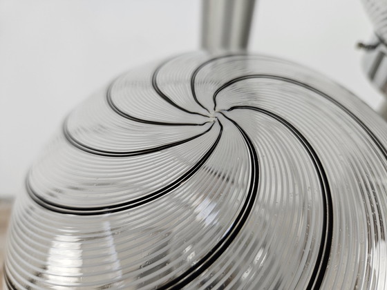 Image 1 of Murano Swirl vloerlamp met drie lichtpunten Mid Century 70S