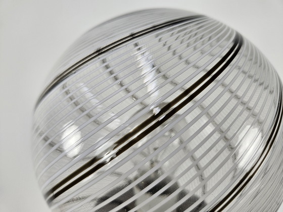 Image 1 of Murano Swirl vloerlamp met drie lichtpunten Mid Century 70S