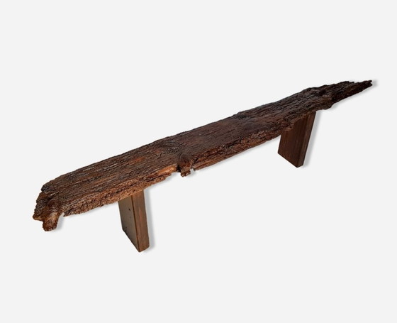 Image 1 of Wabi Sabi stijl massief houten console