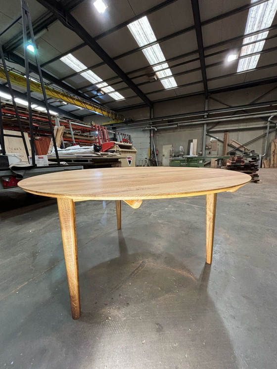 Image 1 of Ronde Tafel Massief Eiken