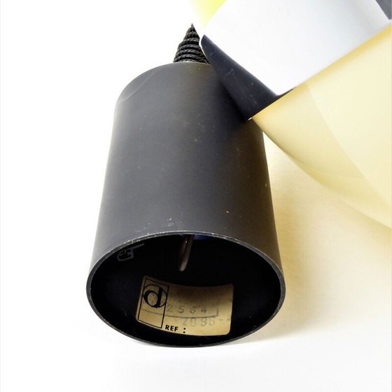 Image 1 of Bicolor "Bowl" plafondlamp van Delmas - 1960