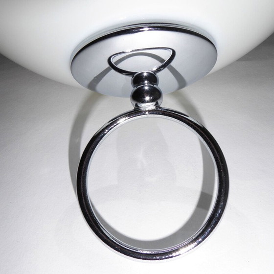 Image 1 of Bicolor "Bowl" plafondlamp van Delmas - 1960