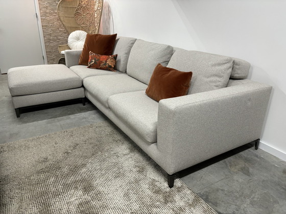 Image 1 of Minotti Andersen 104x288cm in stof greige bouclé 