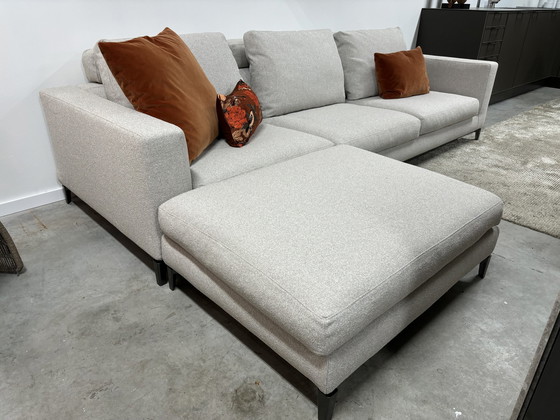 Image 1 of Minotti Andersen 104x288cm in stof greige bouclé 