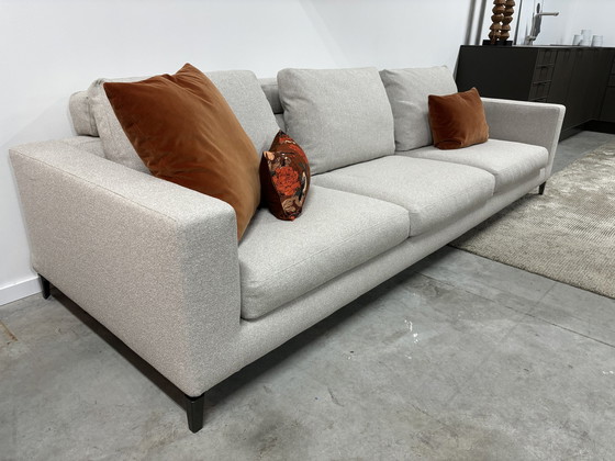 Image 1 of Minotti Andersen 104x288cm in stof greige bouclé 