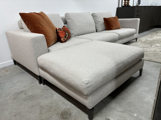 Image 1 of Minotti Andersen 104x288cm in stof greige bouclé 