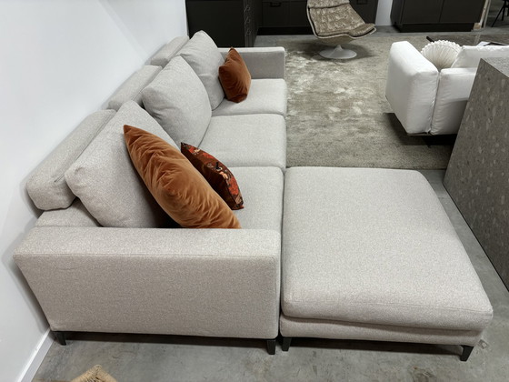 Image 1 of Minotti Andersen 104x288cm in stof greige bouclé 