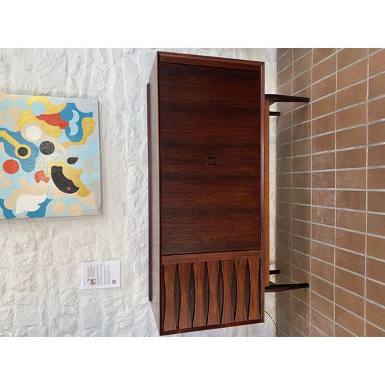 Image 1 of Vintage highboard met twee schuifdeuren van Arne Vodder voor Sibast, Denemarken 1950