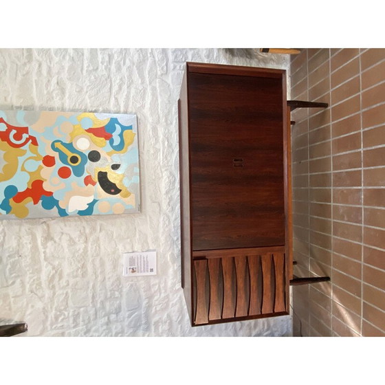 Image 1 of Vintage highboard met twee schuifdeuren van Arne Vodder voor Sibast, Denemarken 1950