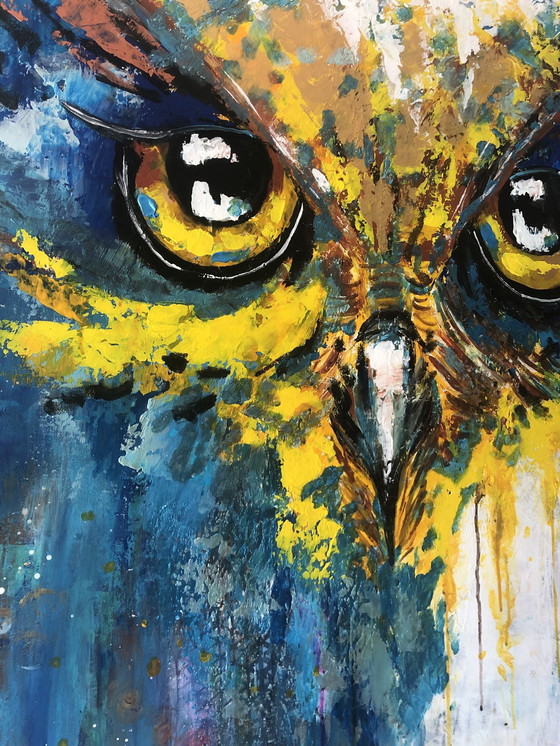 Image 1 of Schilderij Eyes Of Wisdom 80 Bij 100Cm