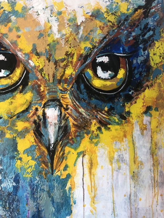 Image 1 of Schilderij Eyes Of Wisdom 80 Bij 100Cm