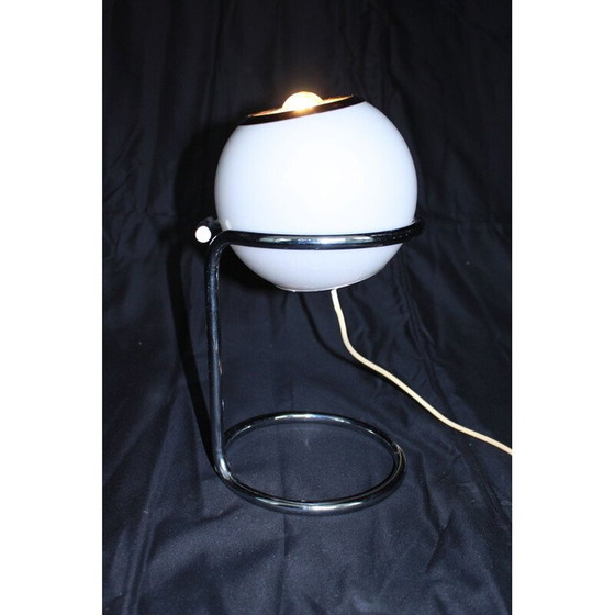 Image 1 of Vintage lamp Oogbal in opaline, Italië 1970