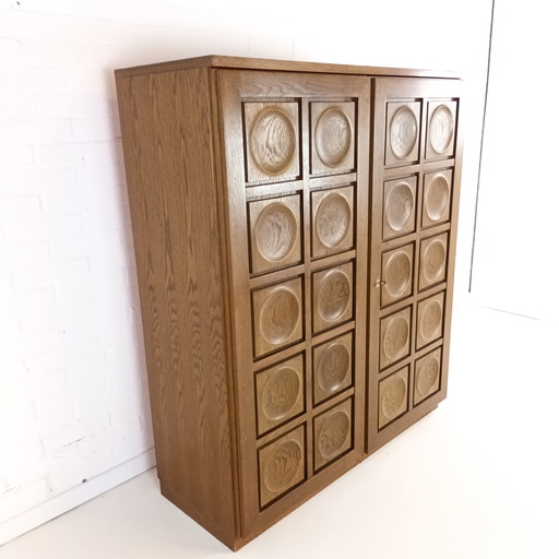 Vintage Gerhard Bartels Brutalist Highboard