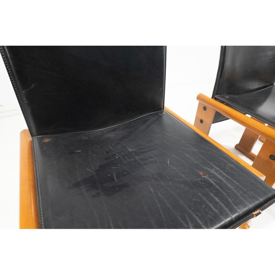 Image 1 of Set van 4 vintage stoelen van Afra en Tobia Scarpa, Italië 1960