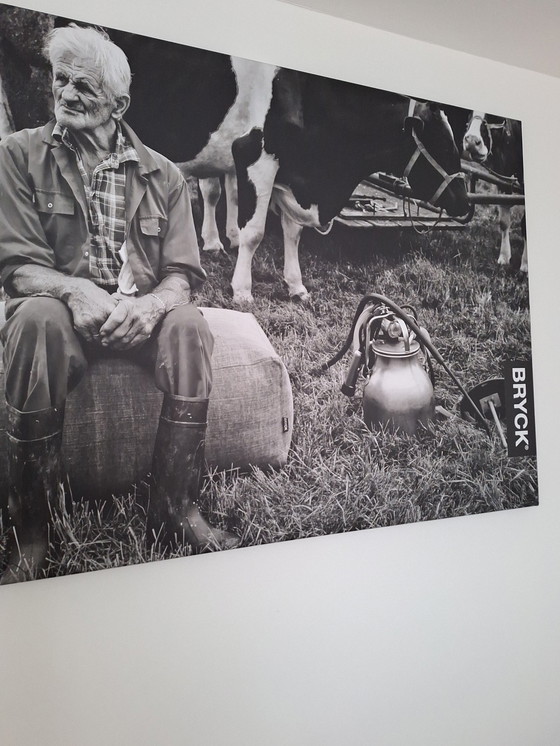 Image 1 of Enorme Canvas Met Reclame Afbeelding Bryck