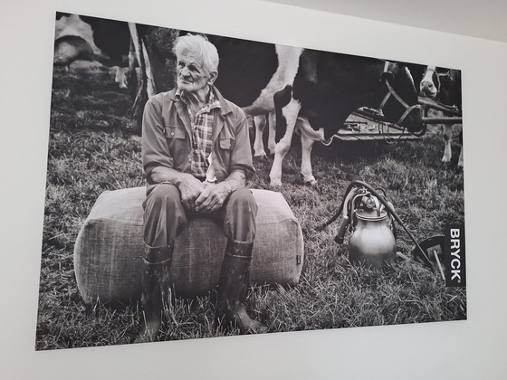 Image 1 of Enorme Canvas Met Reclame Afbeelding Bryck