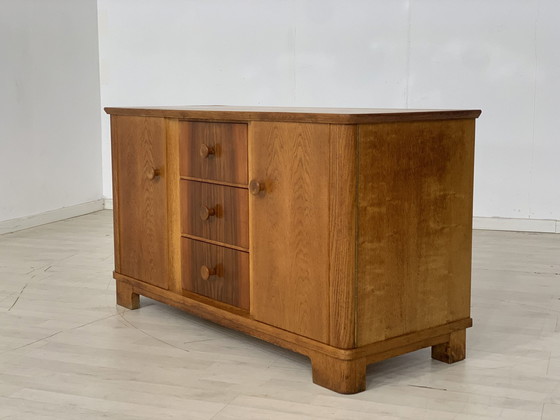 Image 1 of Mid Century ladekast dressoir garderobekast linnenkast vintage