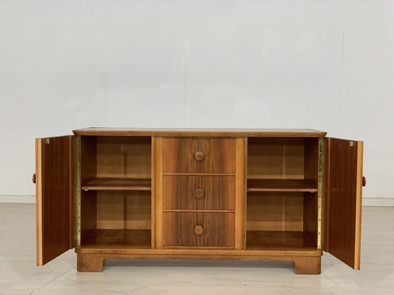 Image 1 of Mid Century ladekast dressoir garderobekast linnenkast vintage