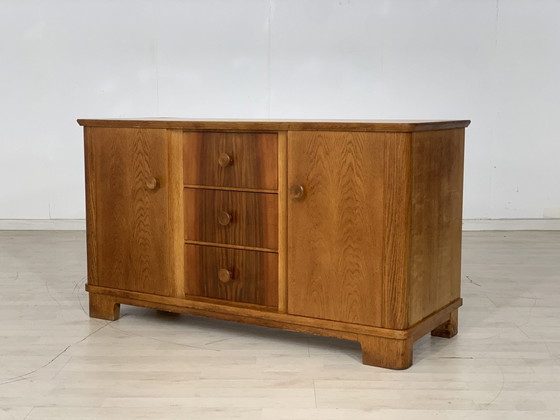 Image 1 of Mid Century ladekast dressoir garderobekast linnenkast vintage