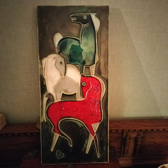 Image 1 of Prachtige Wandplaquette Van Schällenecke