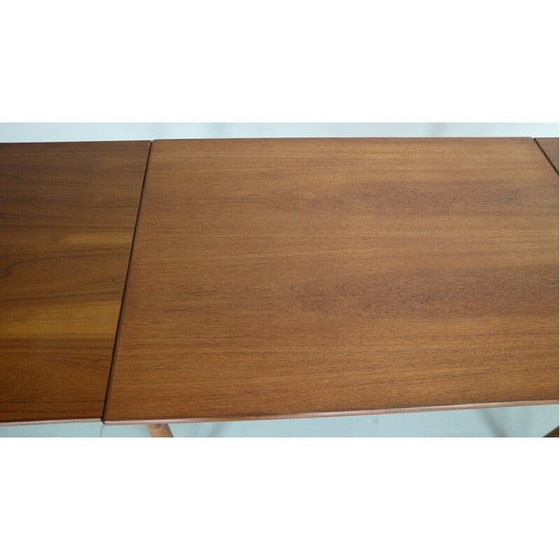 Image 1 of Mid-eeuwse Deense uitschuifbare teakhouten eettafel, 1960