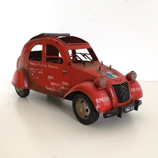 Retro Auto Model Citroen 2Cv {Lelijke Eend} 