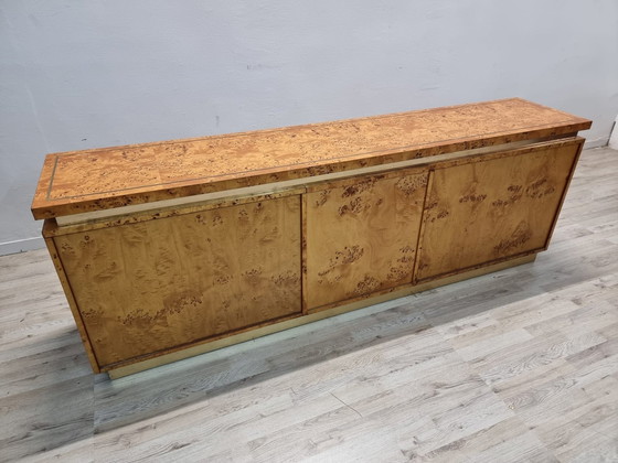 Image 1 of Prachtig en zeer zeldzaam dressoir Ontwerper Gianluigi Gorgoni Voor Fratelli Turri