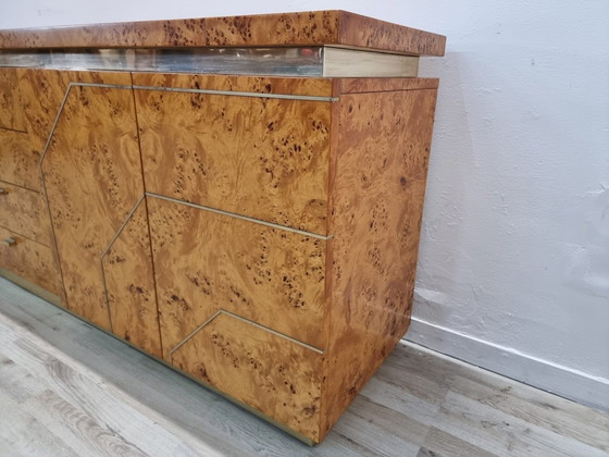 Image 1 of Prachtig en zeer zeldzaam dressoir Ontwerper Gianluigi Gorgoni Voor Fratelli Turri