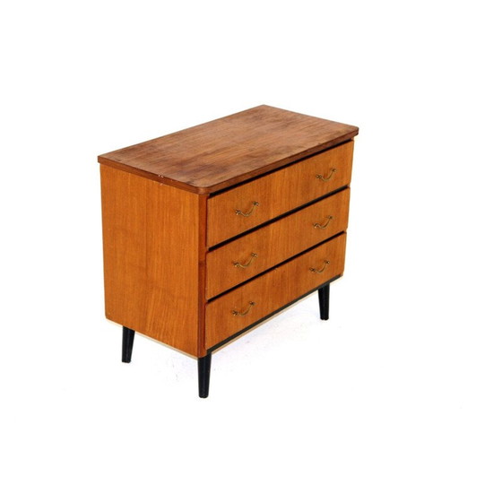 Image 1 of Vintage teakhouten ladekast, Zweden 1950