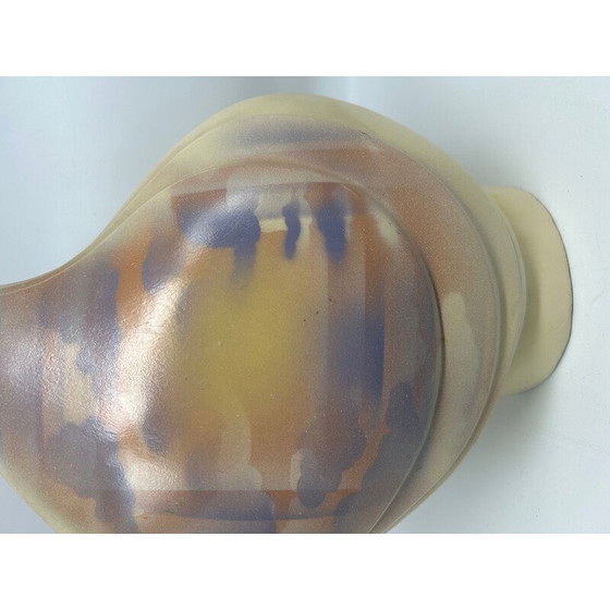 Image 1 of Vintage druppelvormige aardewerken vaas voor Bb, 1970