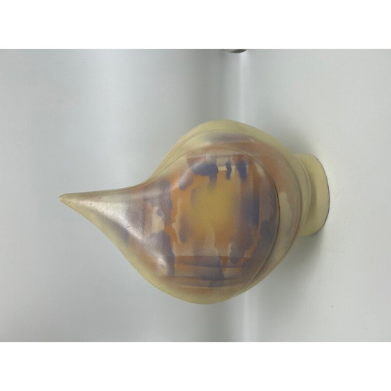 Image 1 of Vintage druppelvormige aardewerken vaas voor Bb, 1970