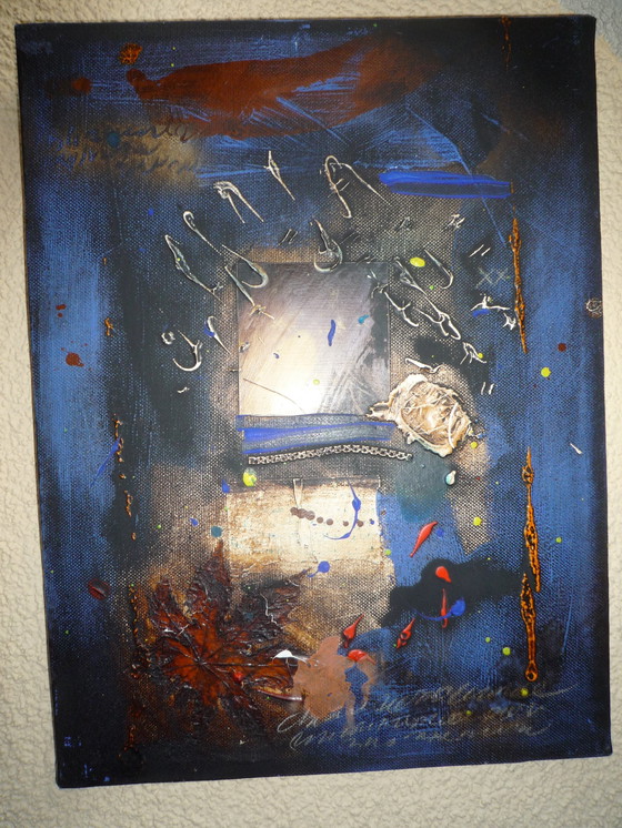 Image 1 of Schilderij Frits Jansen, op Spieraam
