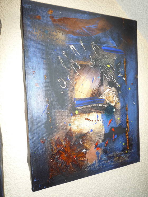 Image 1 of Schilderij Frits Jansen, op Spieraam