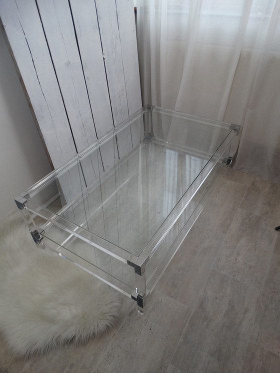 Image 1 of Lucite - glas salontafel