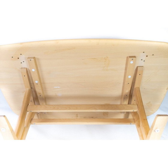 Image 1 of Vintage beuken salontafel van Skovby, Denemarken 1960