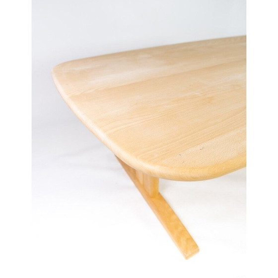 Image 1 of Vintage beuken salontafel van Skovby, Denemarken 1960