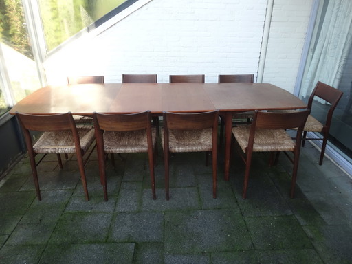 Eetkamerset Wilkhahn (Tafel En 9 Stoelen)