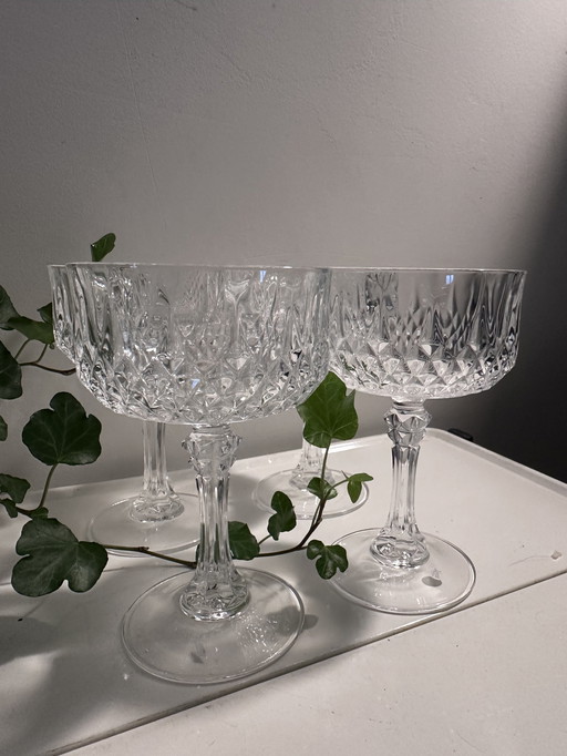 Kristallen Coupe Champagne Glazen