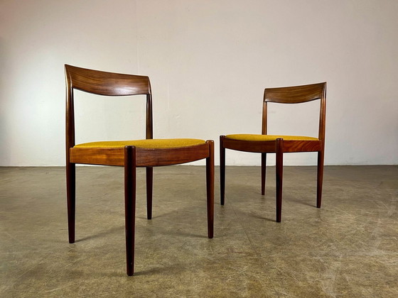 Image 1 of Set van 4 eetkamerstoelen teak Mid Century