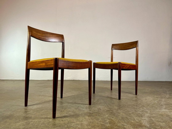 Image 1 of Set van 4 eetkamerstoelen teak Mid Century