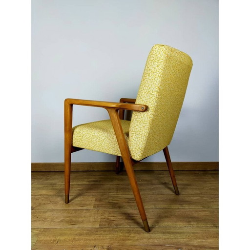 Vintage rozenhouten fauteuil, Zweden 1950