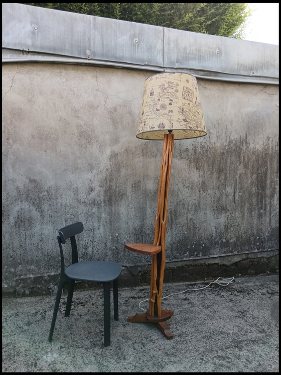 Image 1 of Brutalistische vloerlamp