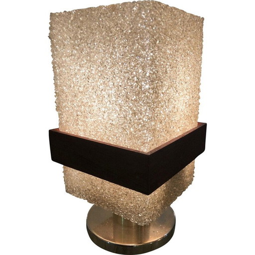 Vintage kunsthars lamp Jolie lumière tamisée met metalen voet, 1950