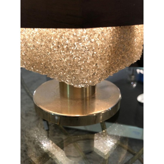 Image 1 of Vintage kunsthars lamp Jolie lumière tamisée met metalen voet, 1950