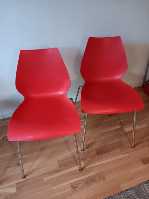 5x Kartell Maui Stoelen