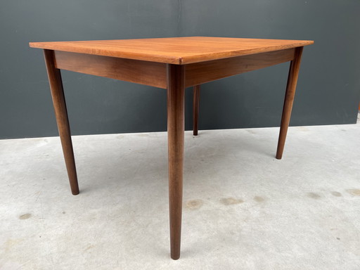 Mid Century eetkamertafel, uitschuifbaar 